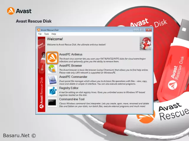 Avast Rescue Disk